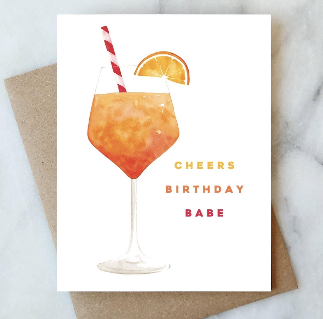 Birthday Babe Greeting Card